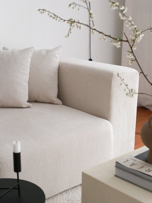 Atelier Del Sofa Yolo Sofá de 3 Plazas - Blanco Atelier Del Sofa Yolo Sofá de 3 Plazas - Blanco